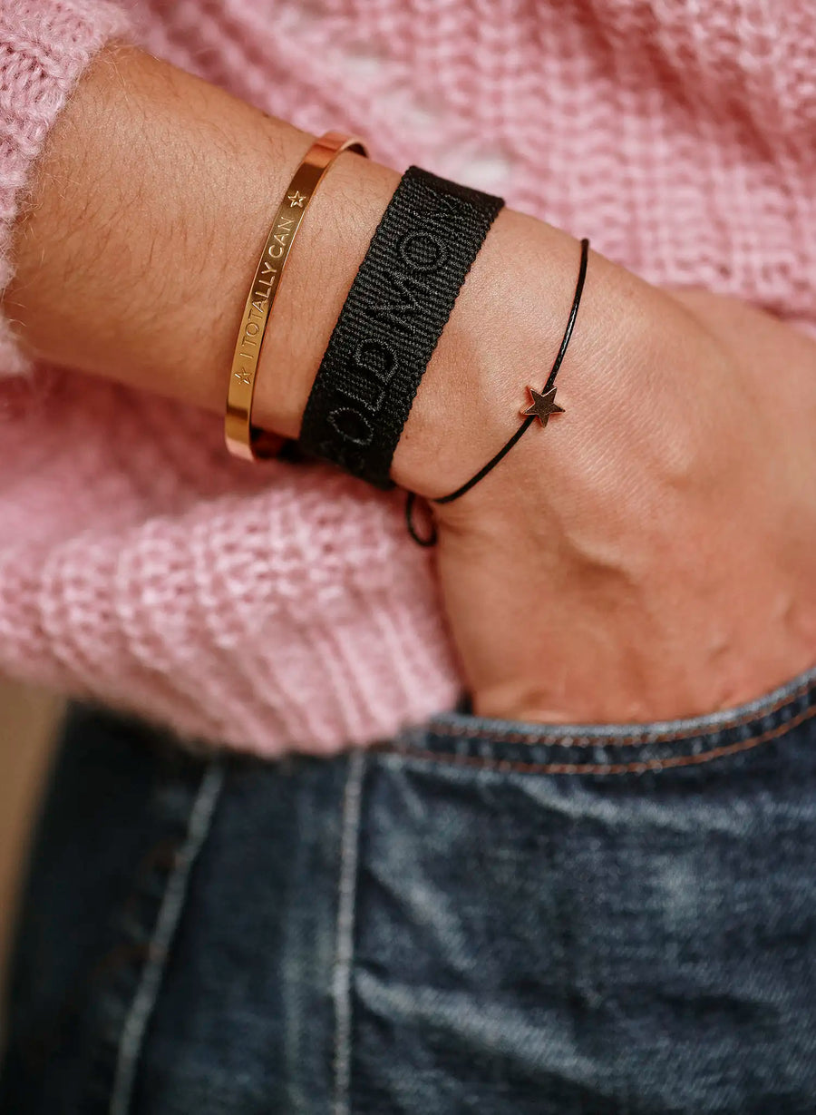 I Totally Can Armband • Goud