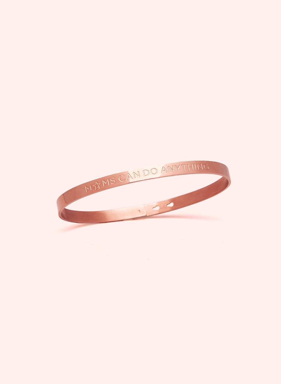 Moms Can Do Anything Armband • Roségoud