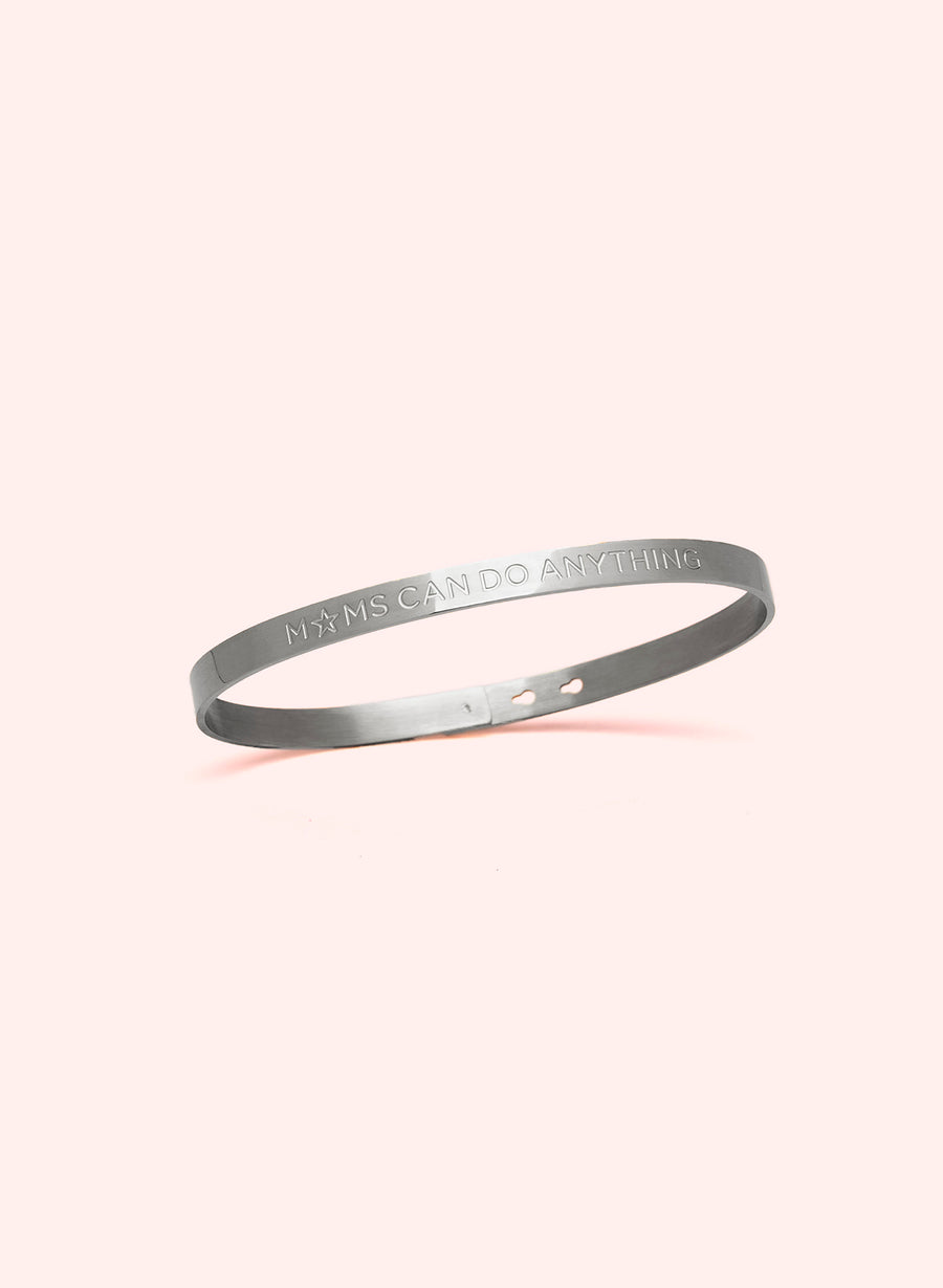 Moms Can Do Anything Bracelet • Silver