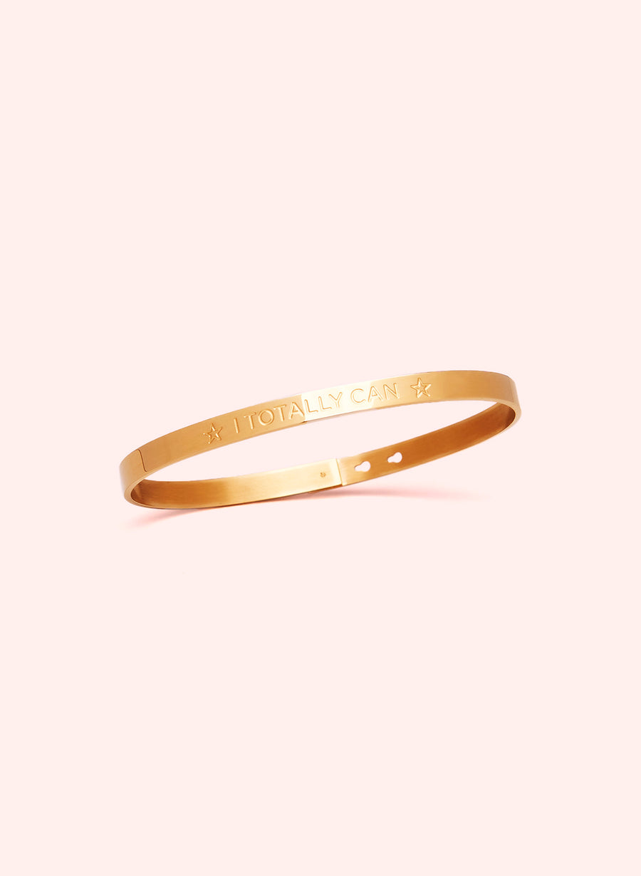 I Totally Can Bracelet • Gold