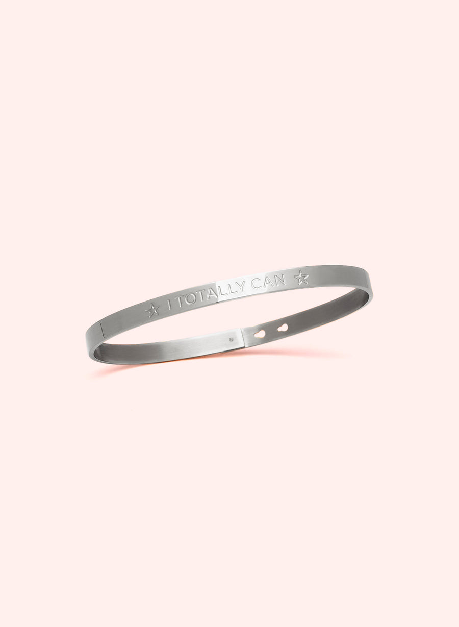 I Totally Can Bracelet • Silver