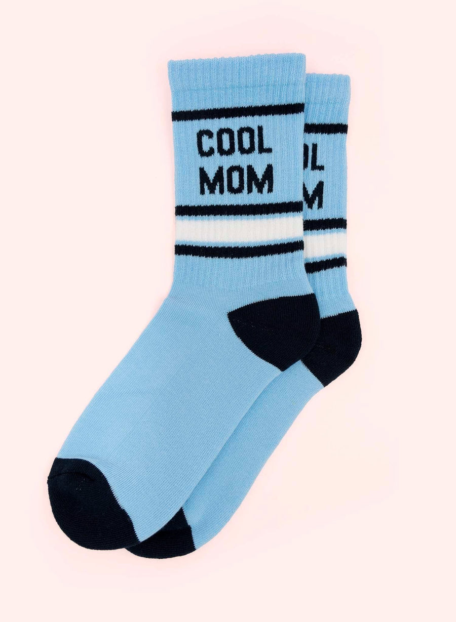 Chaussettes de maman cool Bleu clair et bleu fonce
