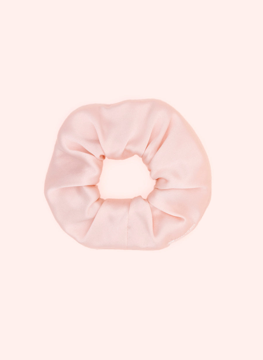 Scrunchie • Roze zijde