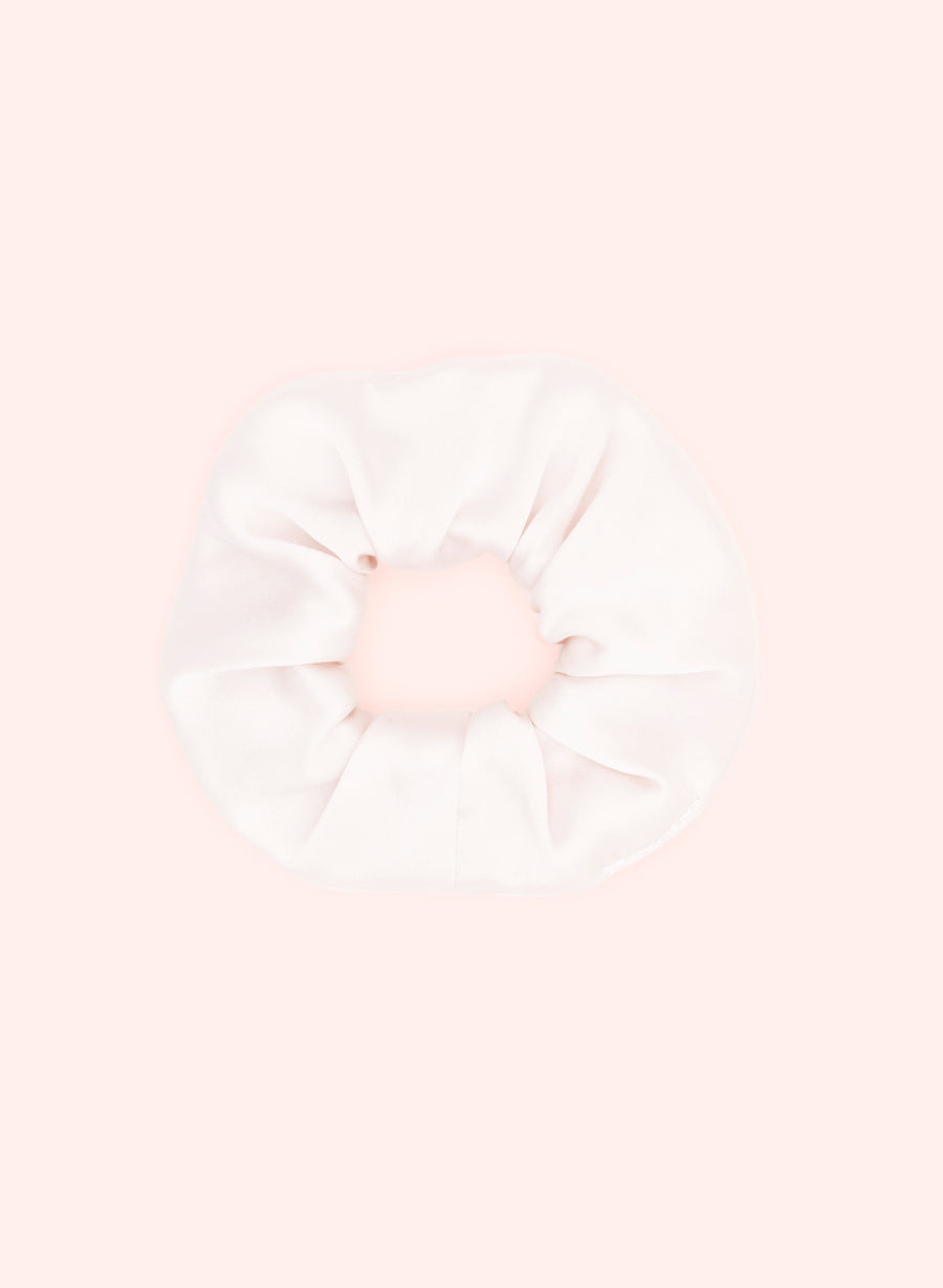 Scrunchie • Witte zijde