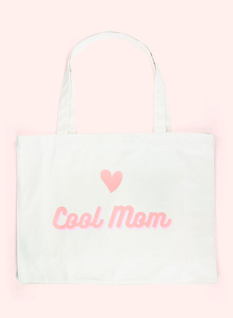 Tote Bag Cool Mom • Ecru