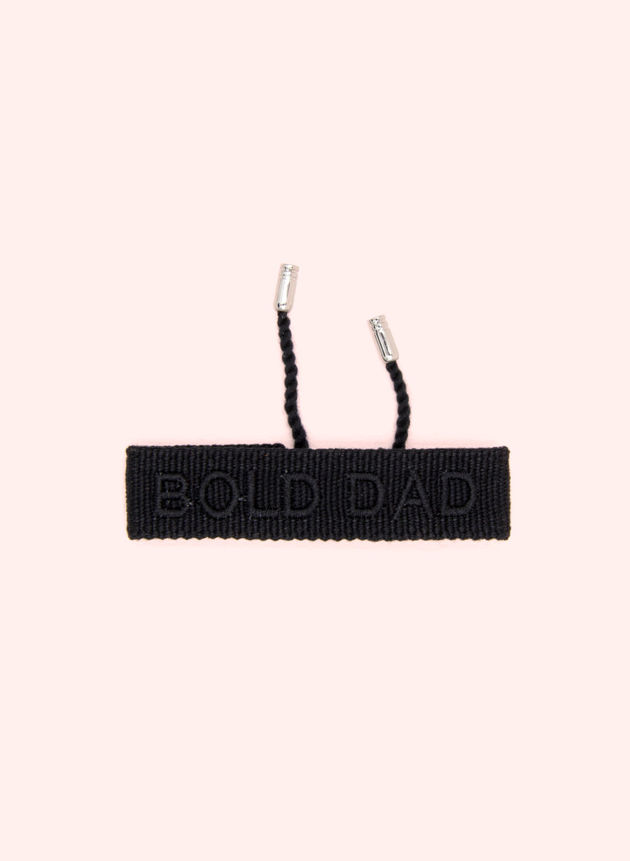 Bold Dad Armband • Schwarz