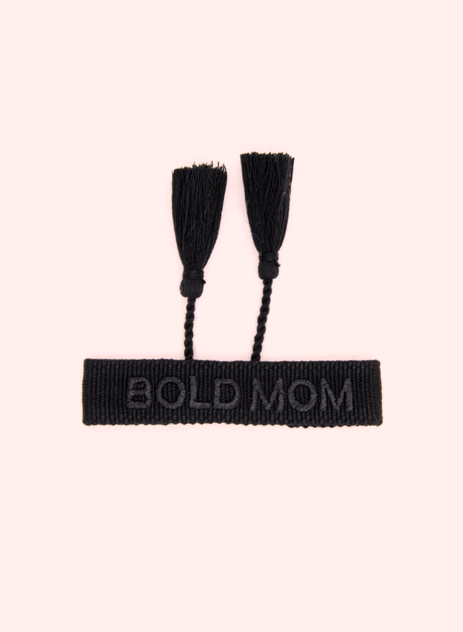 Bold Mom • Bracciale Nero