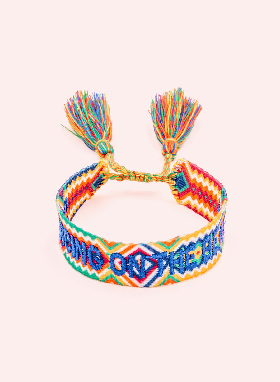 Dancing on the Beach Bracelet • Woven Multicolor