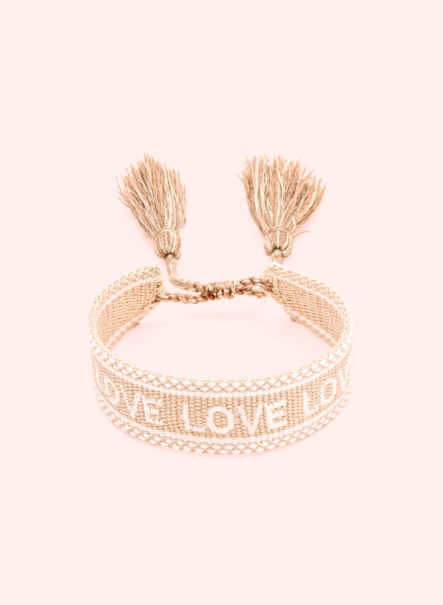 Love Love Love • Bracelet Beige