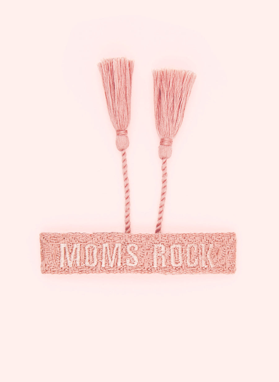 Moms Rock Armband • Roze