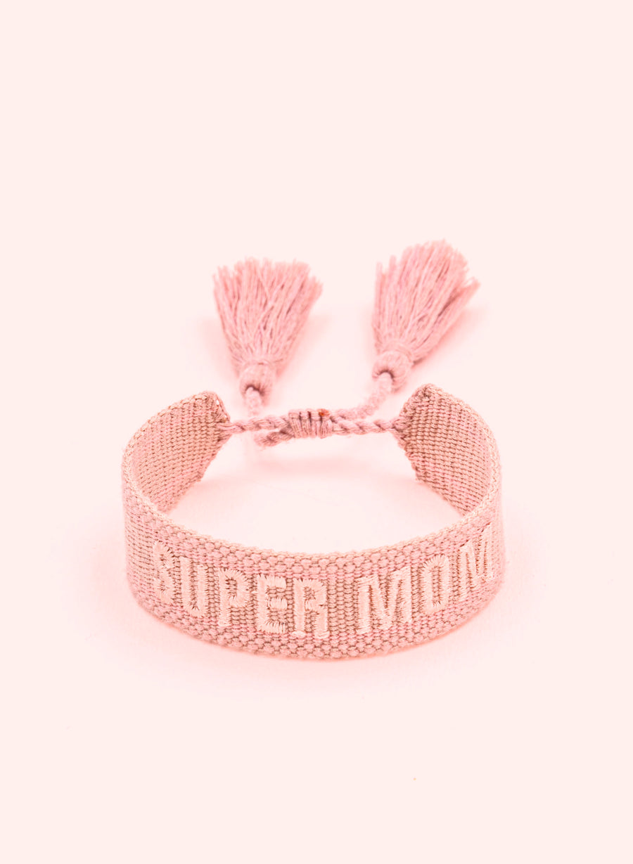 Super Mom Armband • Rosa